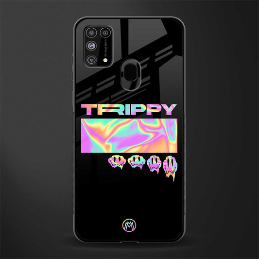 trippy trippy glass case for samsung galaxy m31 image
