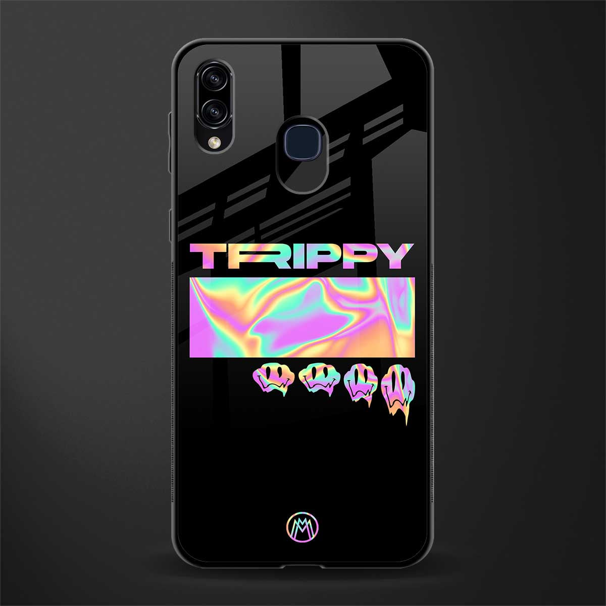 trippy trippy glass case for samsung galaxy a30 image