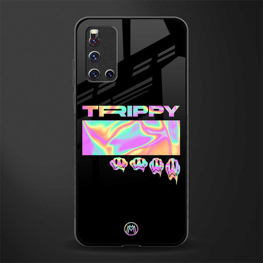 trippy trippy glass case for vivo v19 image