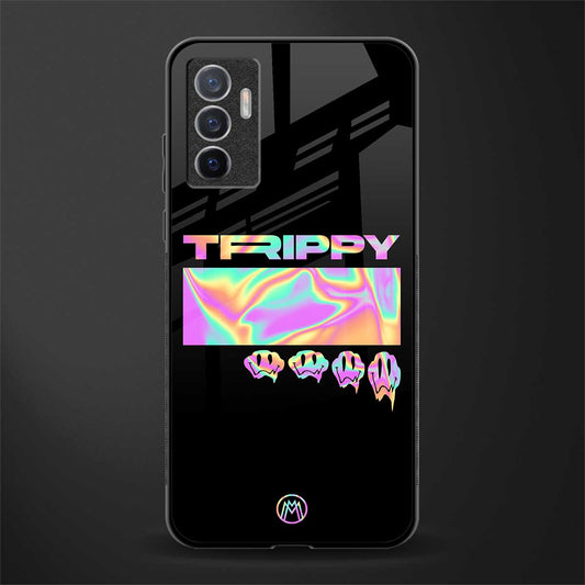 trippy trippy glass case for vivo v23e image