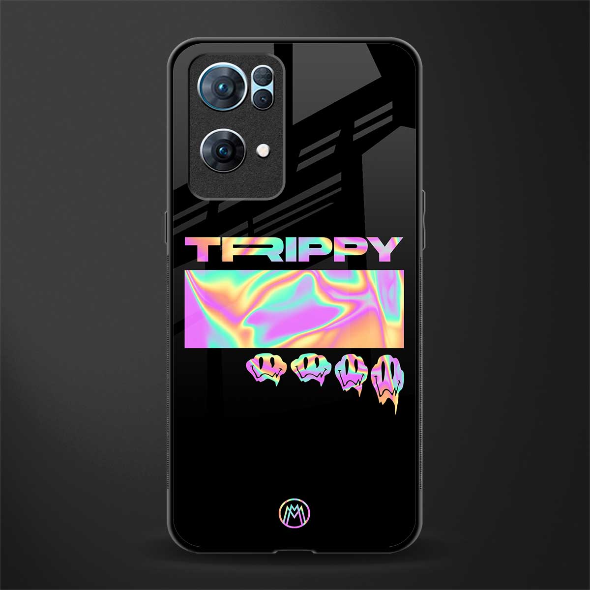 trippy trippy glass case for oppo reno7 pro 5g image