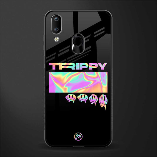trippy trippy glass case for vivo y91 image