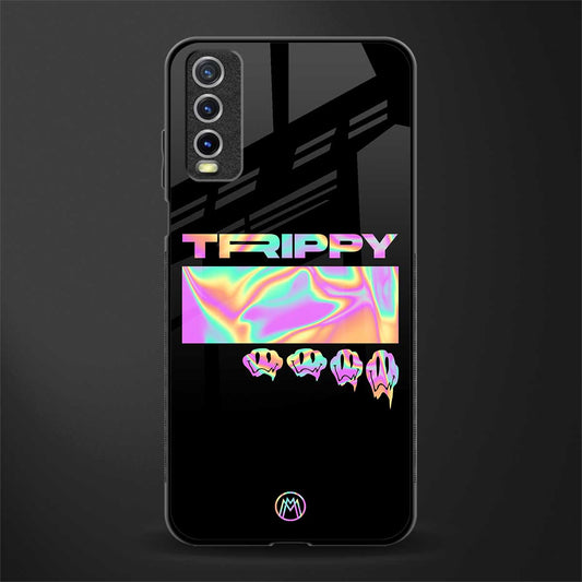 trippy trippy glass case for vivo y12s image