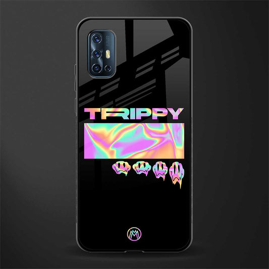 trippy trippy glass case for vivo v17 image
