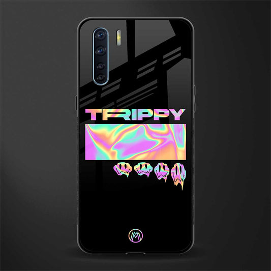 trippy trippy glass case for oppo f15 image