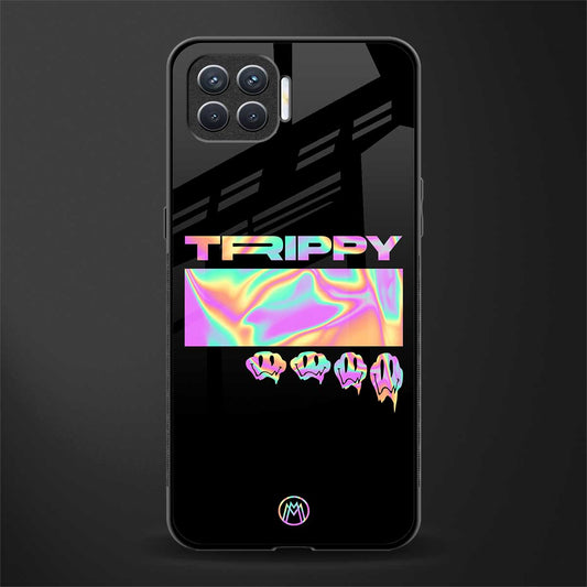 trippy trippy glass case for oppo f17 image