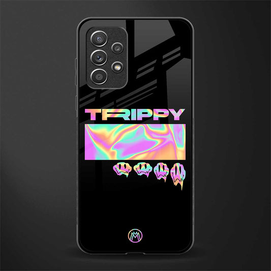 trippy trippy glass case for samsung galaxy a52 image