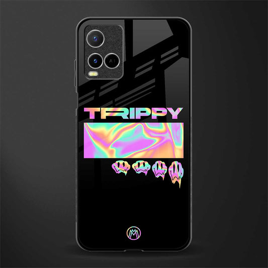 trippy trippy glass case for vivo y21 image