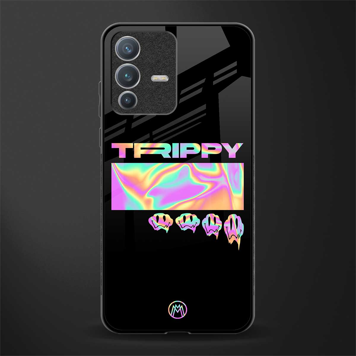 trippy trippy glass case for vivo v23 pro 5g image