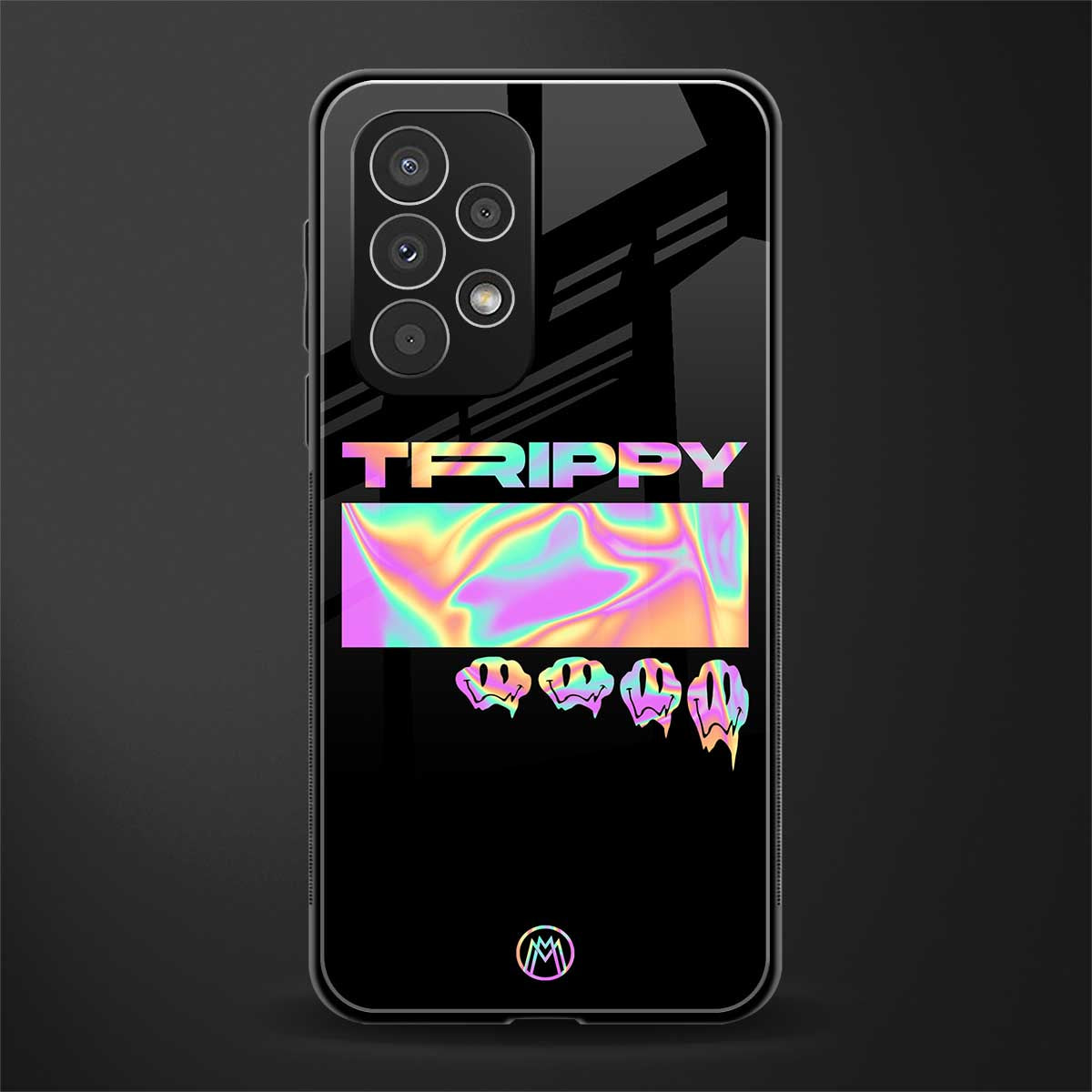trippy trippy back phone cover | glass case for samsung galaxy a23