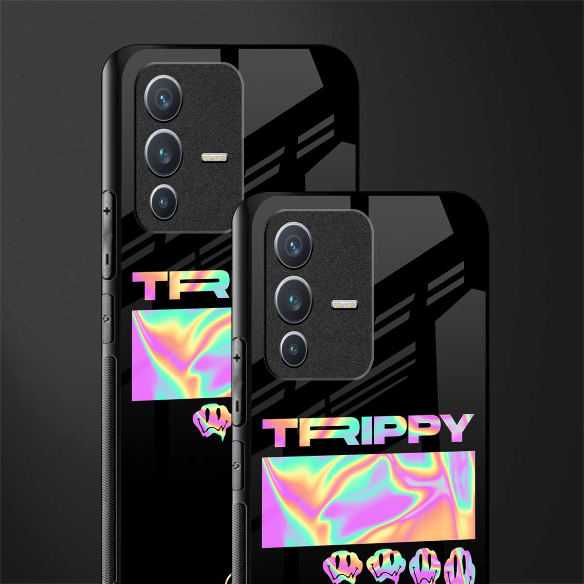 trippy trippy glass case for vivo v23 5g image-2