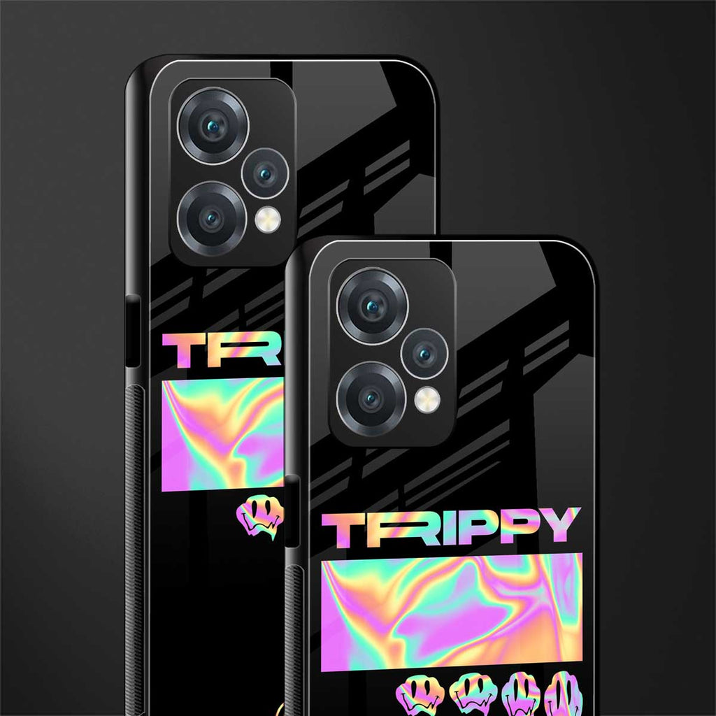 trippy trippy back phone cover | glass case for oneplus nord ce 2 lite 5g