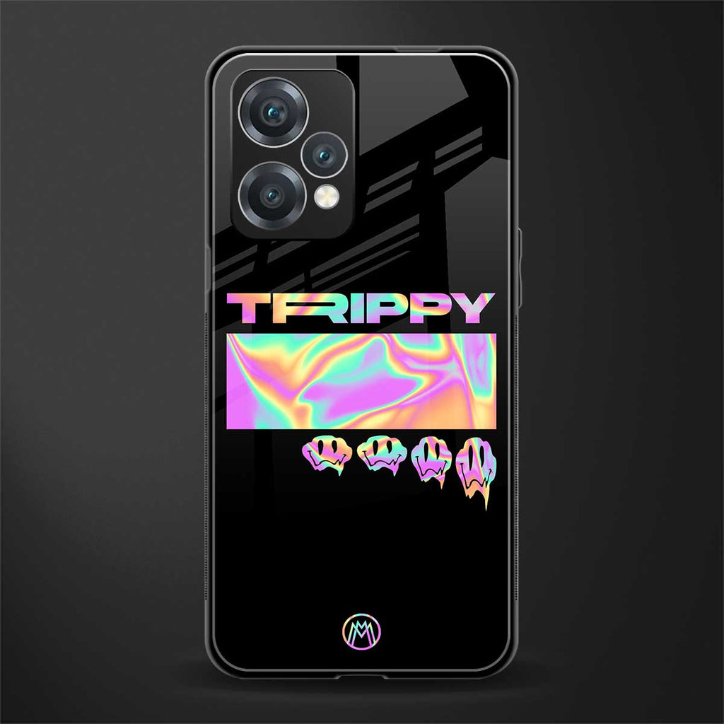 trippy trippy back phone cover | glass case for oneplus nord ce 2 lite 5g