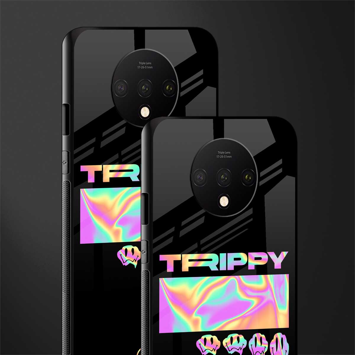 trippy trippy glass case for oneplus 7t image-2