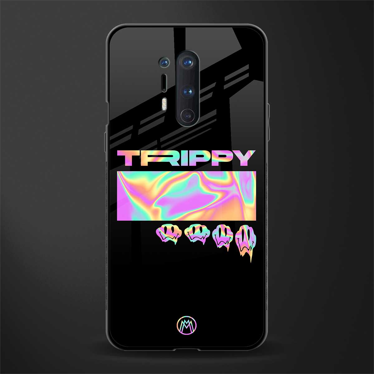 trippy trippy glass case for oneplus 8 pro image
