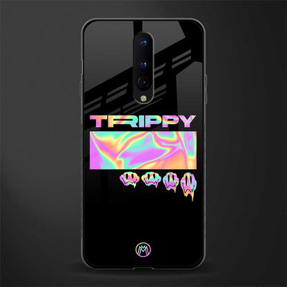 trippy trippy glass case for oneplus 8 image