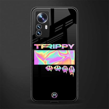 trippy trippy back phone cover | glass case for xiaomi 12 pro