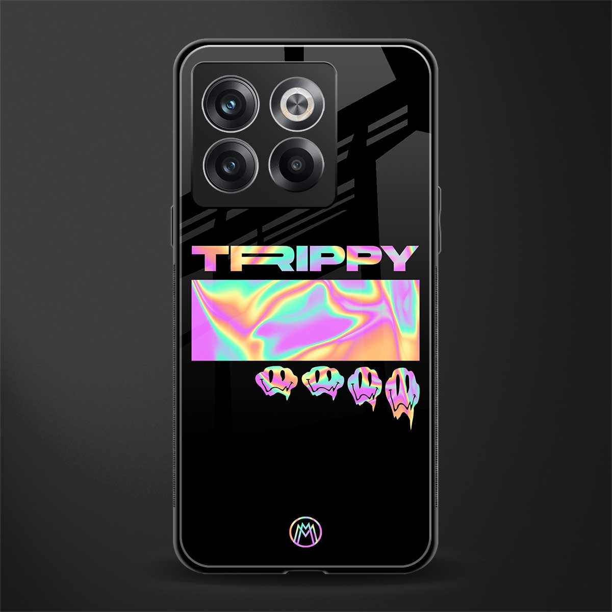 trippy trippy back phone cover | glass case for oneplus 10t