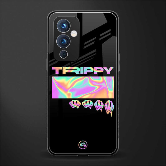 trippy trippy back phone cover | glass case for oneplus 9