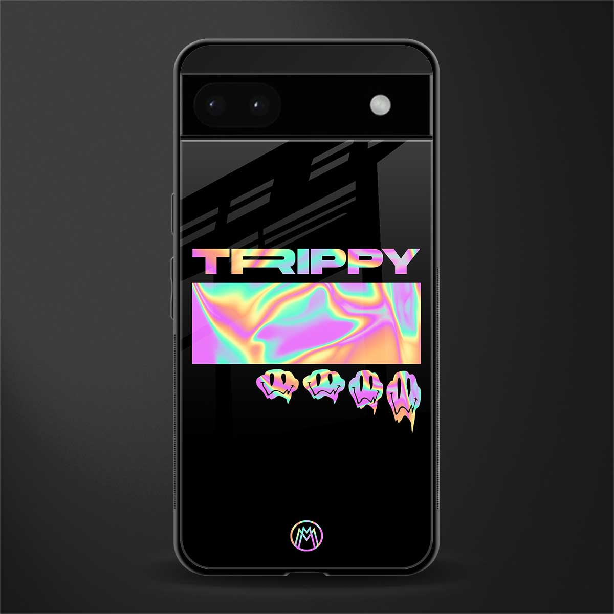 trippy trippy back phone cover | glass case for google pixel 6a