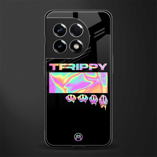 trippy trippy back phone cover | glass case for oneplus 11r