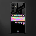 trippy trippy back phone cover | glass case for samsung galaxy a54 5g