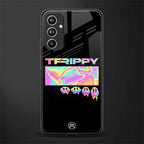 trippy trippy back phone cover | glass case for samsung galaxy a54 5g