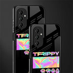 trippy trippy back phone cover | glass case for samsung galaxy a14 5g