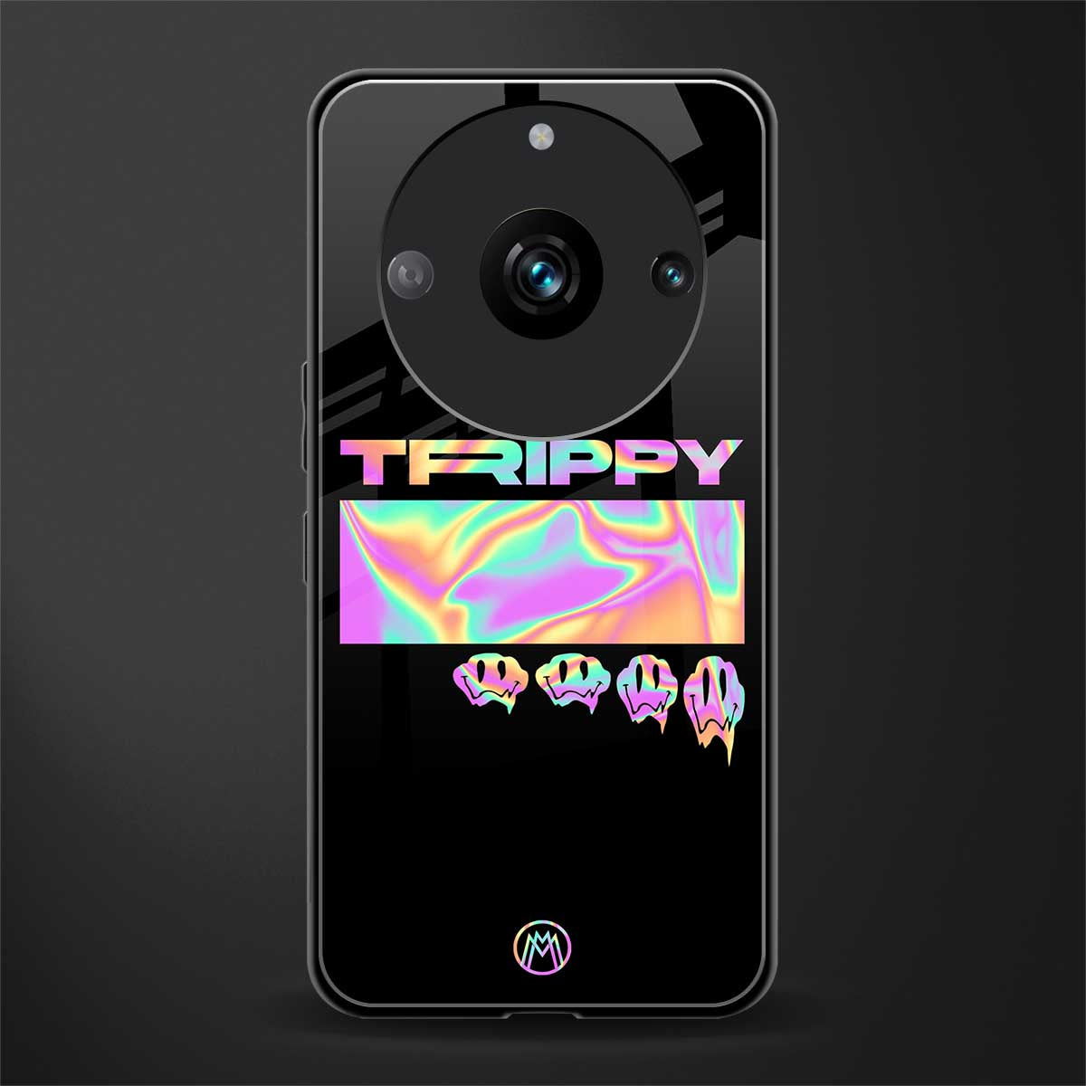 trippy trippy back phone cover | glass case for realme 11 pro 5g