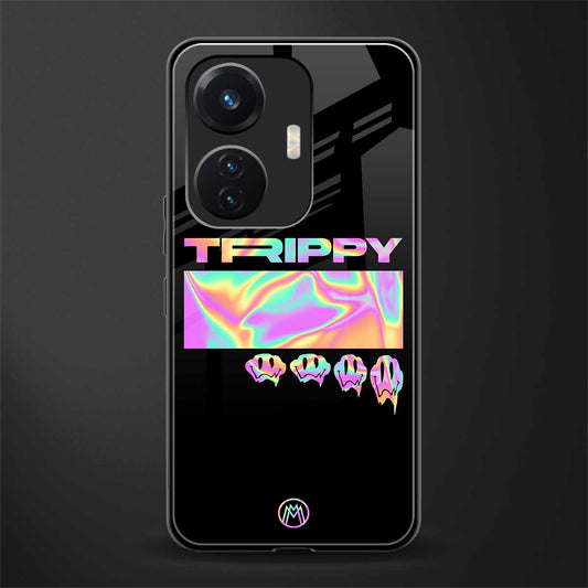 trippy trippy back phone cover | glass case for vivo t1 44w 4g