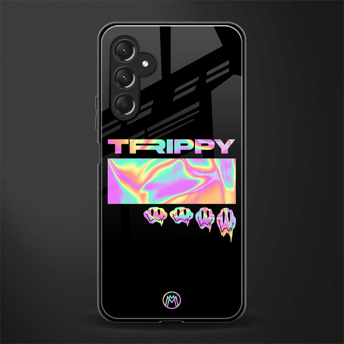 trippy trippy back phone cover | glass case for samsun galaxy a24 4g