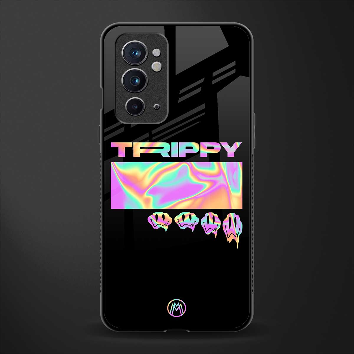 trippy trippy glass case for oneplus 9rt image