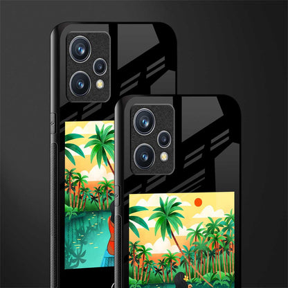 tropical girl glass case for realme 9 pro plus 5g image-2