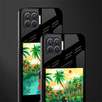 tropical girl glass case for oppo f17 image-2