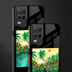tropical girl glass case for realme narzo 30 5g image-2