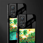 tropical girl glass case for mi 10t 5g image-2