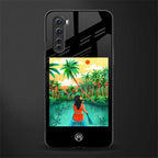 tropical girl glass case for oneplus nord ac2001 image
