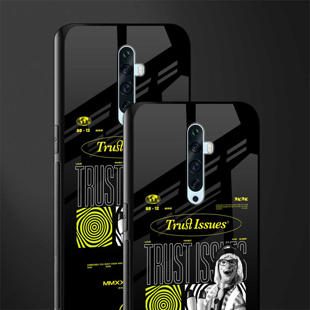 trust issues glass case for oppo reno 2f image-2