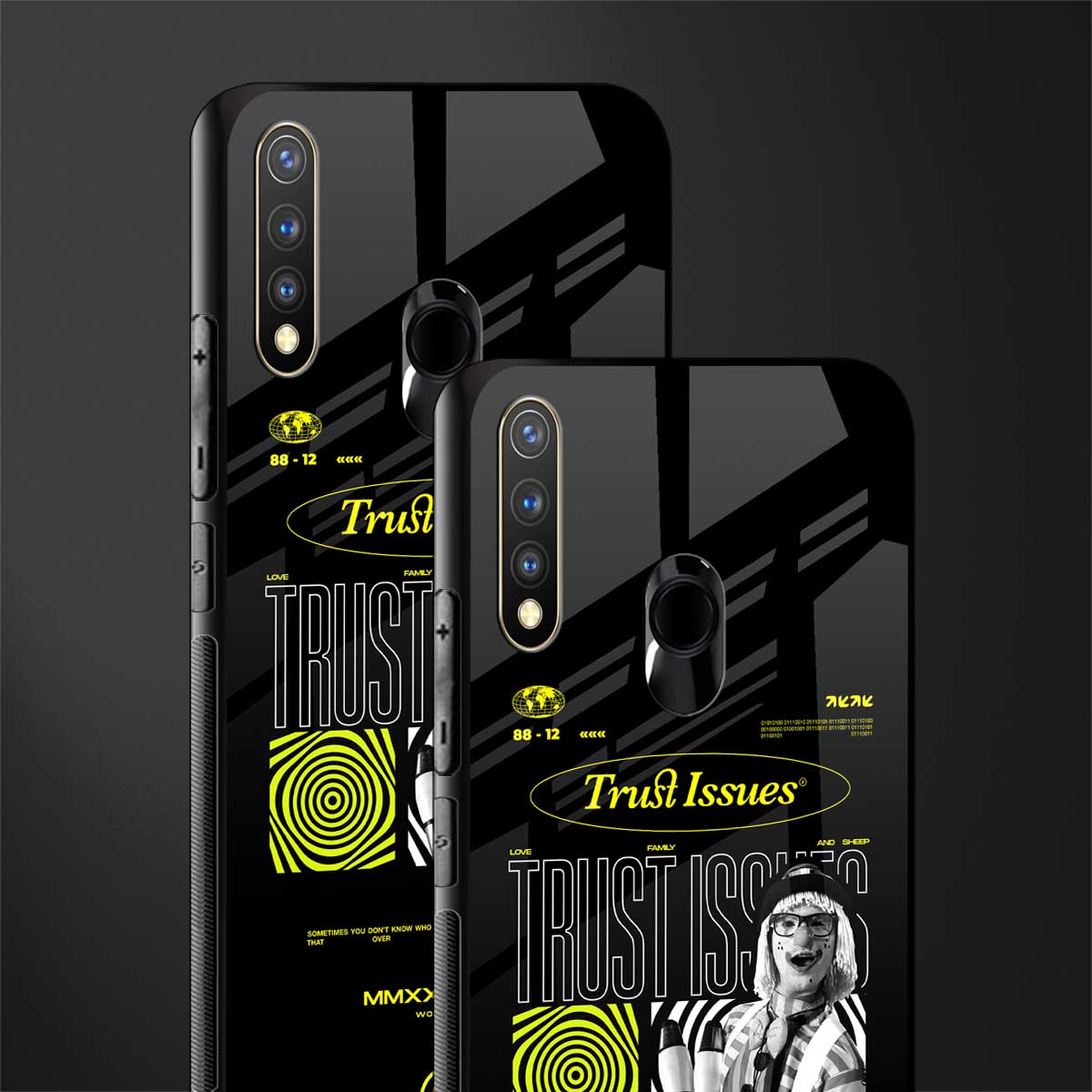 trust issues glass case for vivo y19 image-2