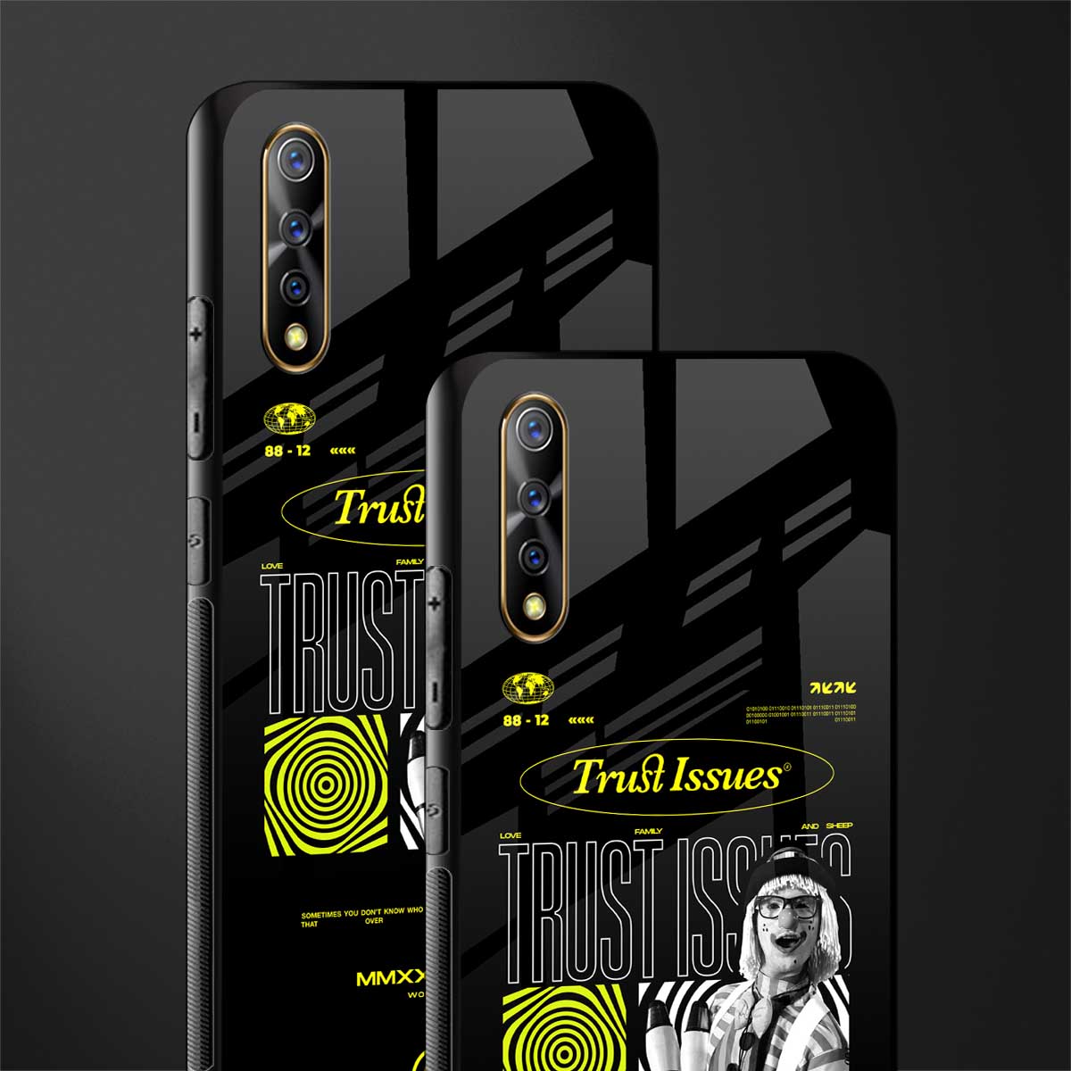 trust issues glass case for vivo z1x image-2