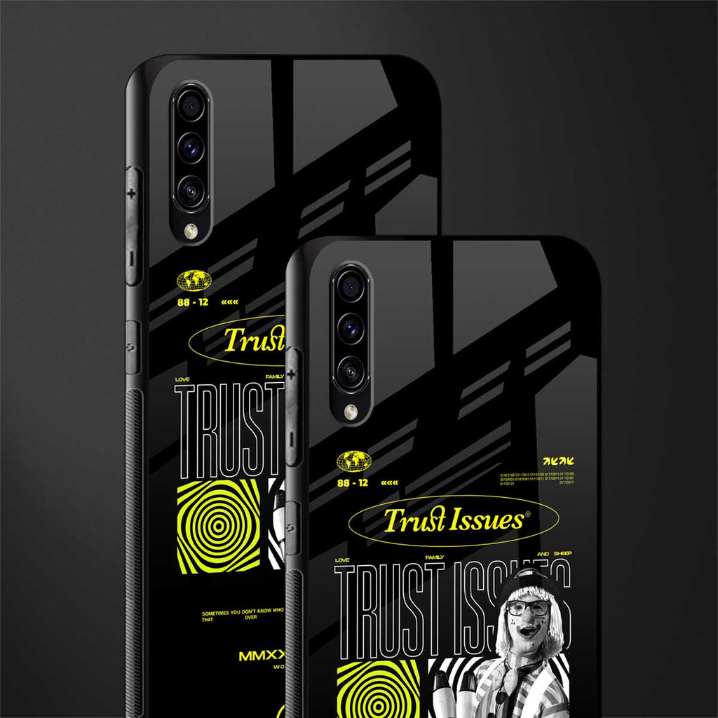trust issues glass case for samsung galaxy a70s image-2