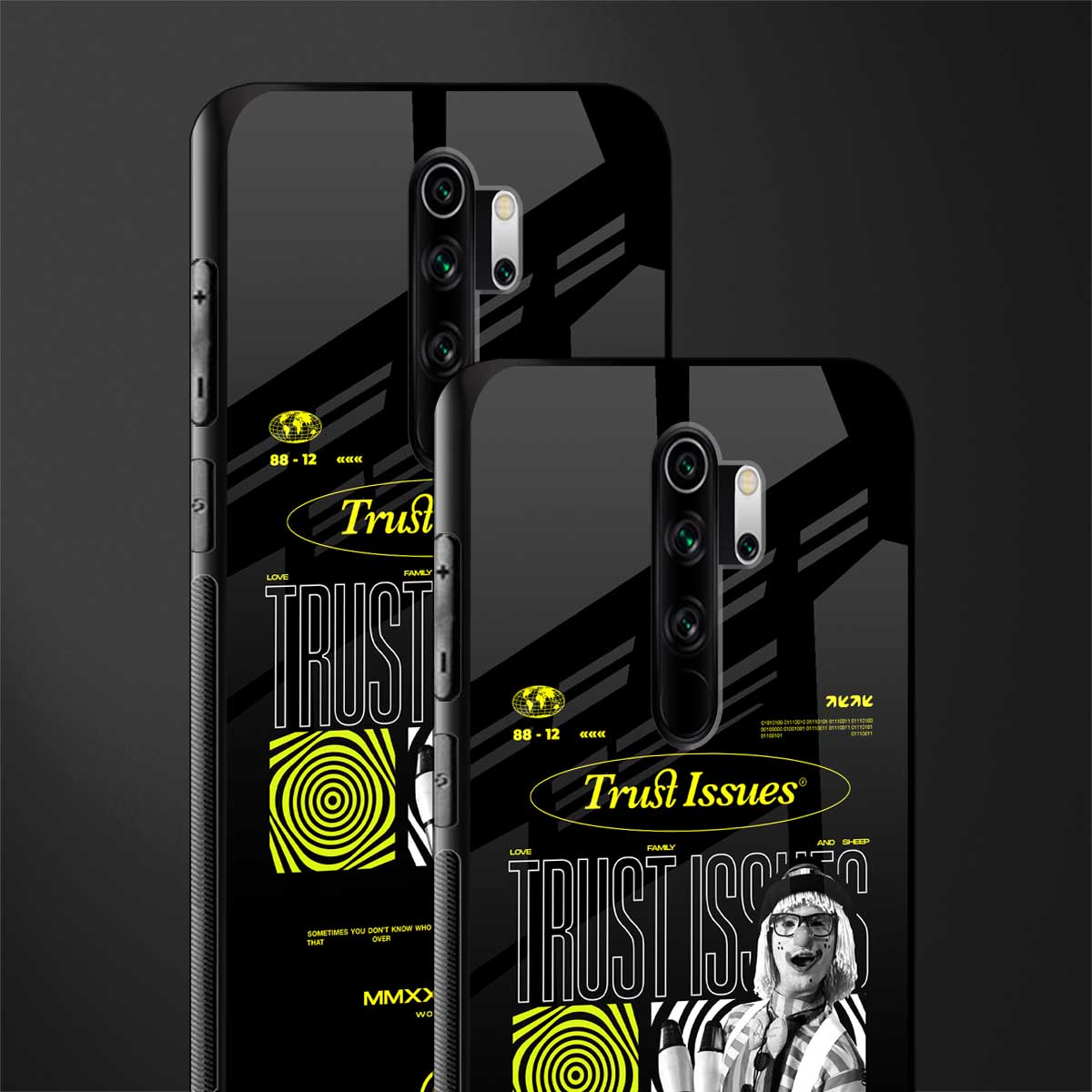 trust issues glass case for redmi note 8 pro image-2