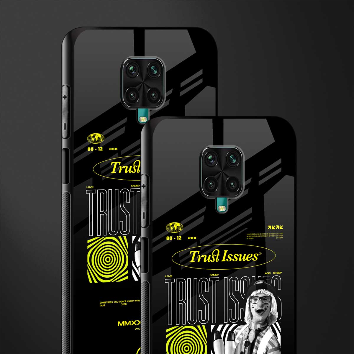 trust issues glass case for redmi note 9 pro image-2