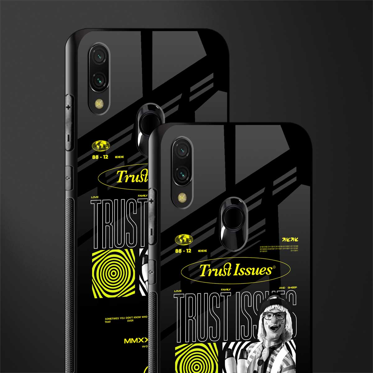 trust issues glass case for redmi note 7s image-2