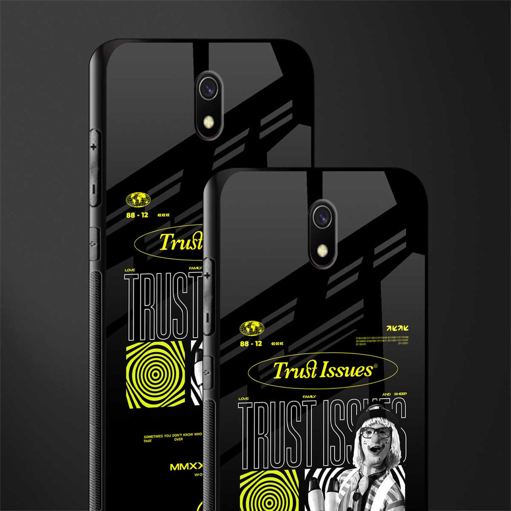 trust issues glass case for redmi 8a image-2