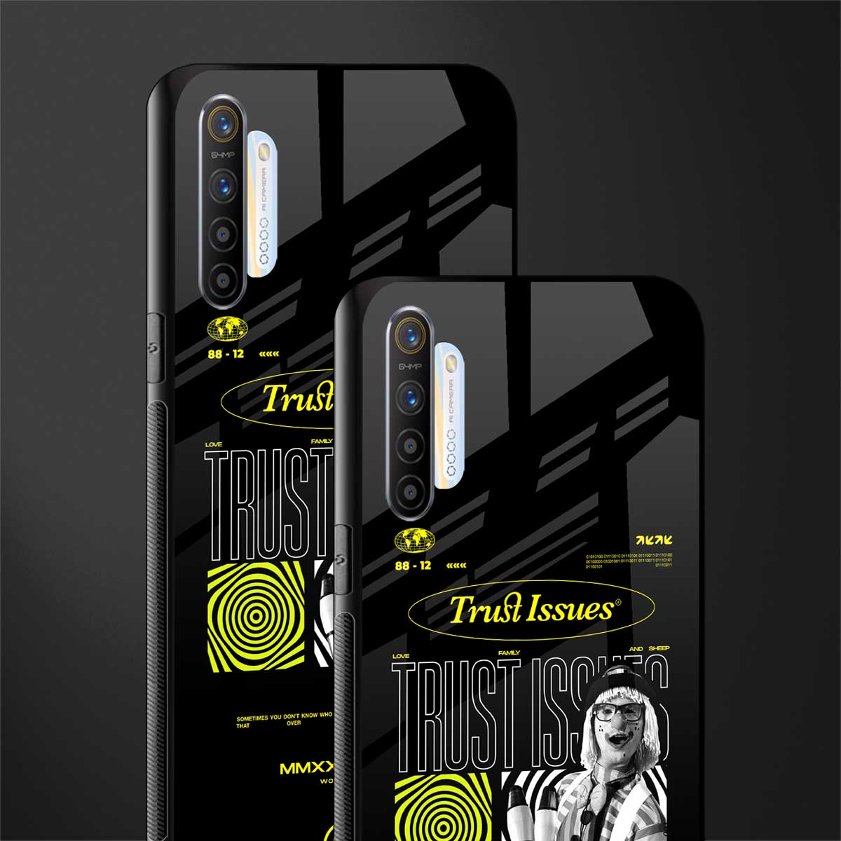 trust issues glass case for realme xt image-2