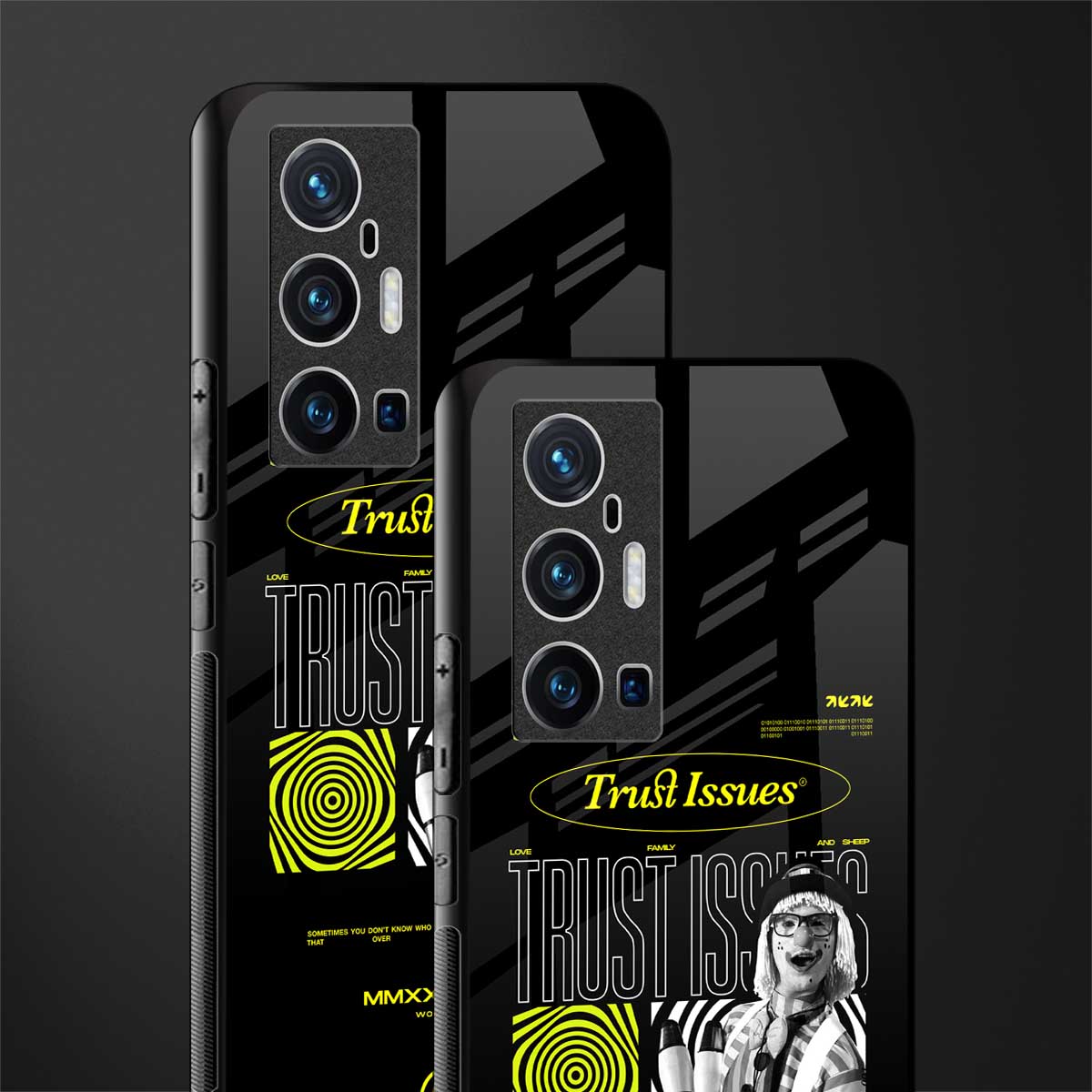 trust issues glass case for vivo x70 pro plus image-2