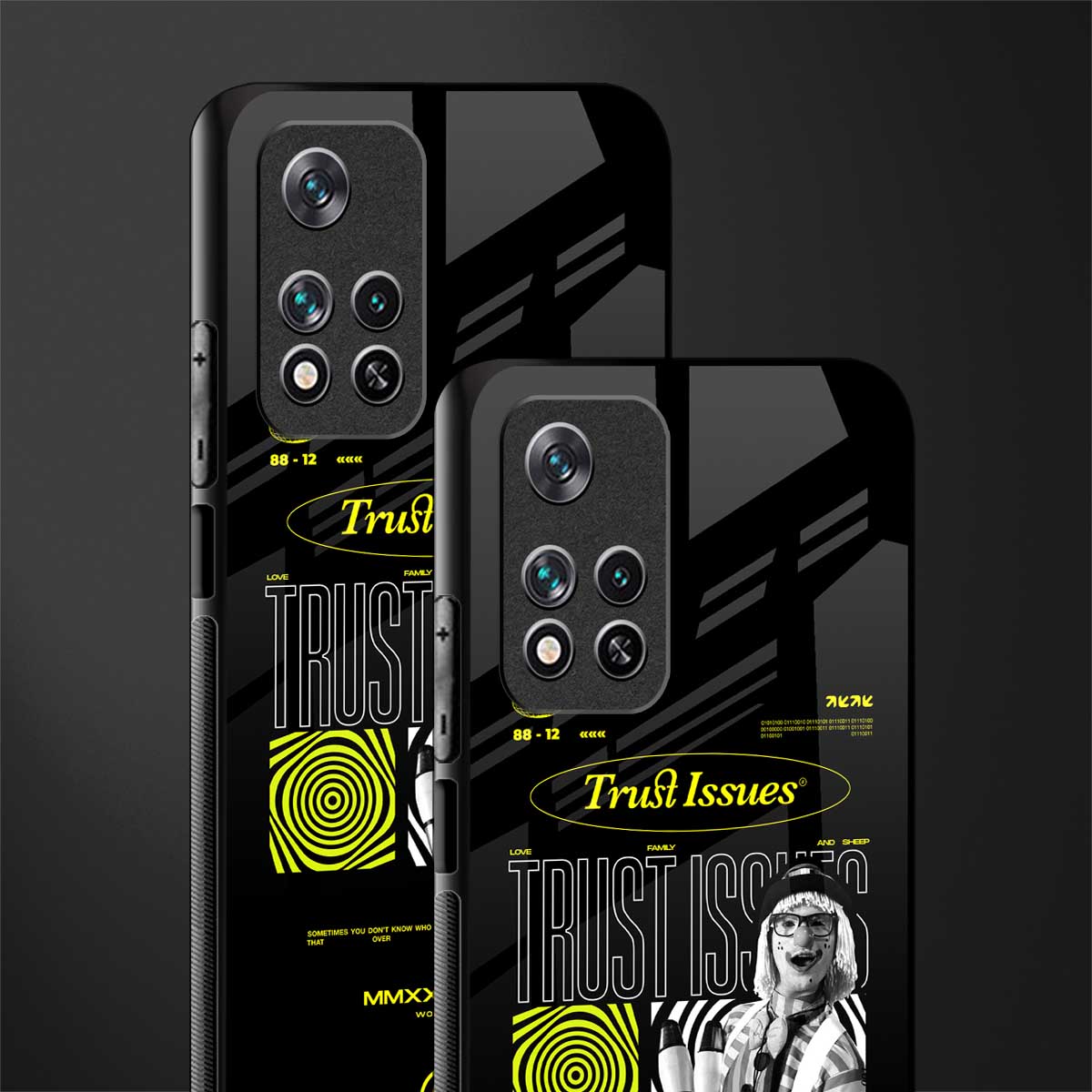 trust issues glass case for xiaomi 11i 5g image-2