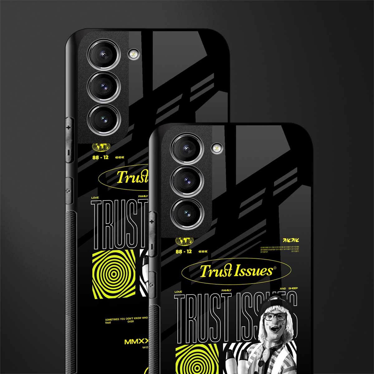 trust issues glass case for samsung galaxy s21 fe 5g image-2