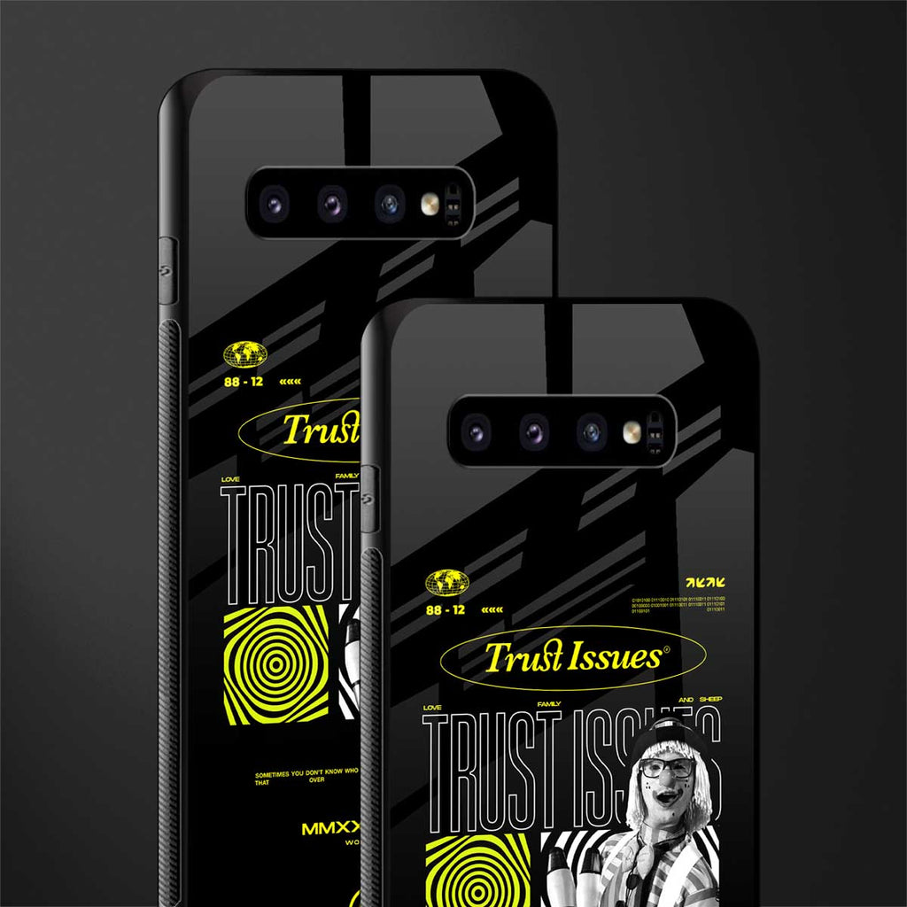 trust issues glass case for samsung galaxy s10 plus image-2